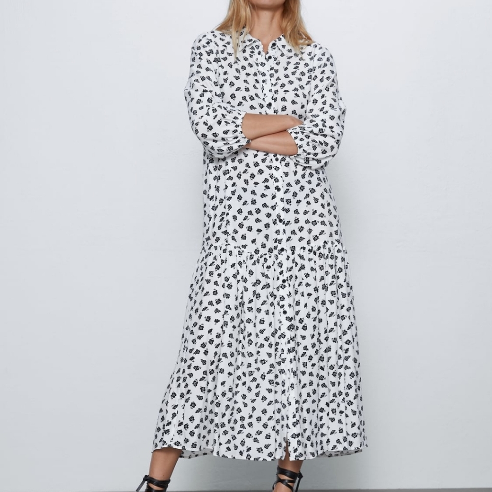 🔥Last 3🔥ZARA Floral maxi dress - Picture 4 of 7